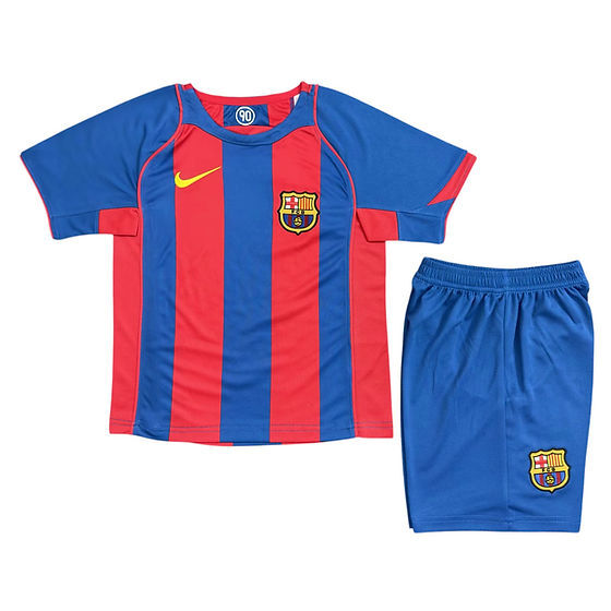 Retro Barcelona Home Kids Kit 2004/2005