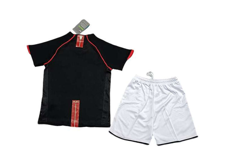 Retro Manchester United Away Kids Kit 2007/2008