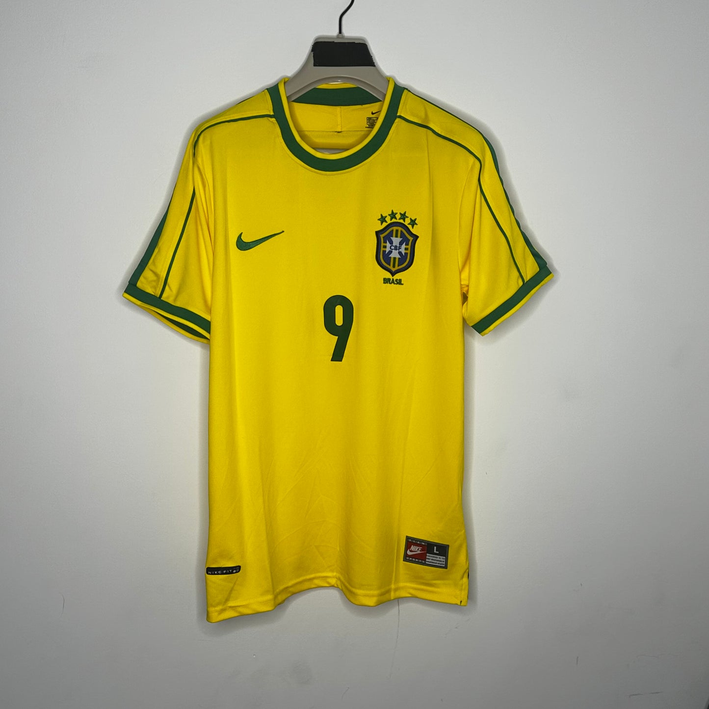 Ronaldo 1998 Brazil Home Jersey
