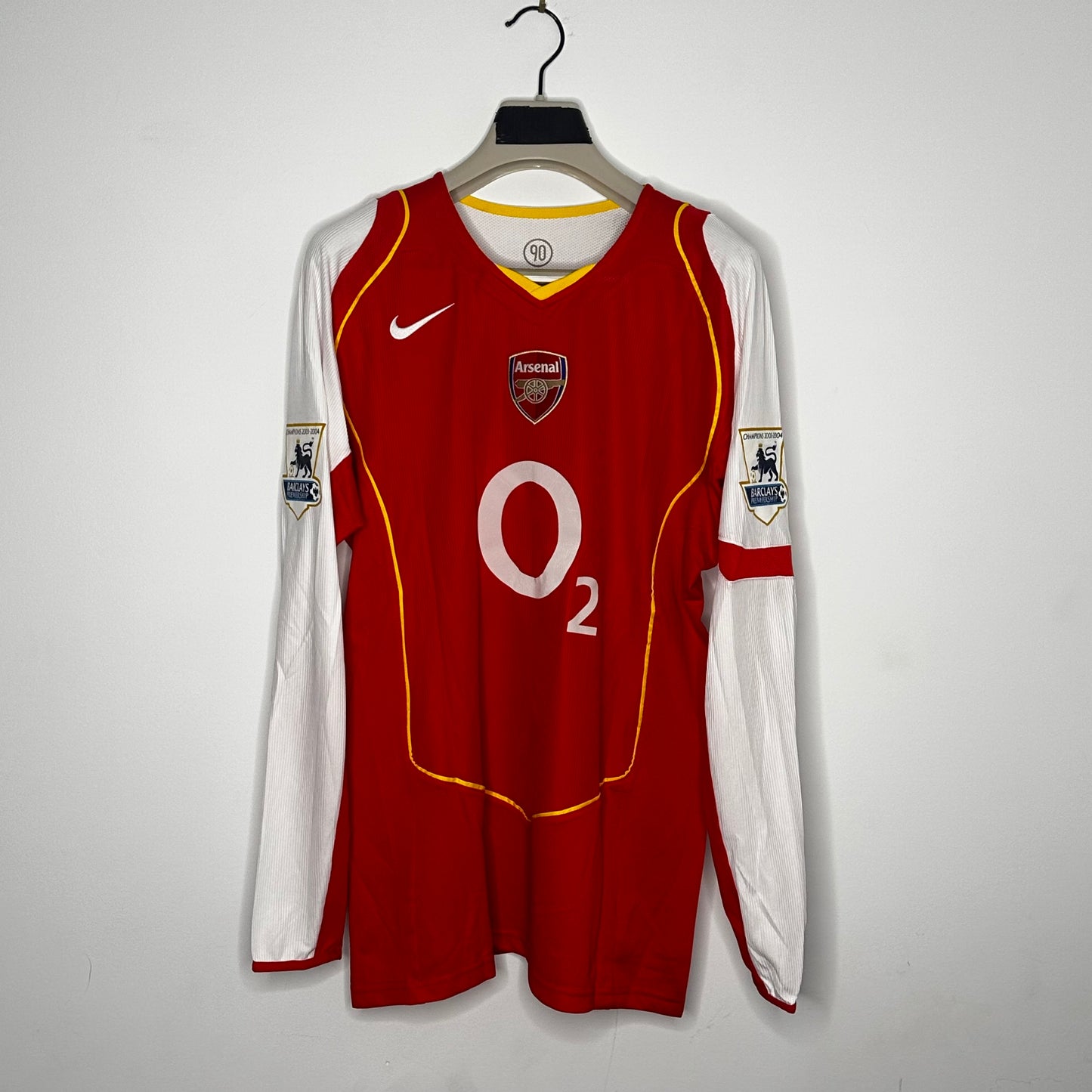 2004 Invincibles Arsenal Nike Home Jersey #14 Thierry Henry