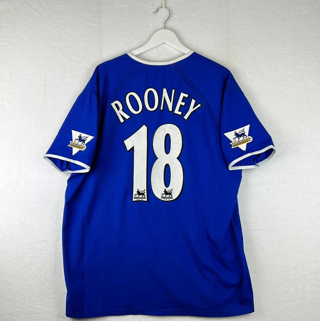 Everton 2003/2004 Home Shirt – Wayne Rooney Edition