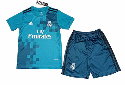 Retro Real Madrid 3rd Kids Kit 2017/2018