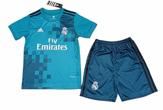 Retro Real Madrid 3rd Kids Kit 2017/2018