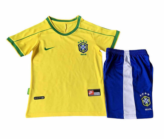 Retro Brazil Home Kids Kit 1998
