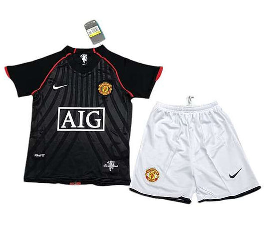 Retro Manchester United Away Kids Kit 2007/2008