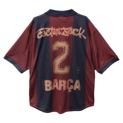 Travis Scott x Nike x FC Barcelona Retro 2000/01 Home Skeleton Jersey