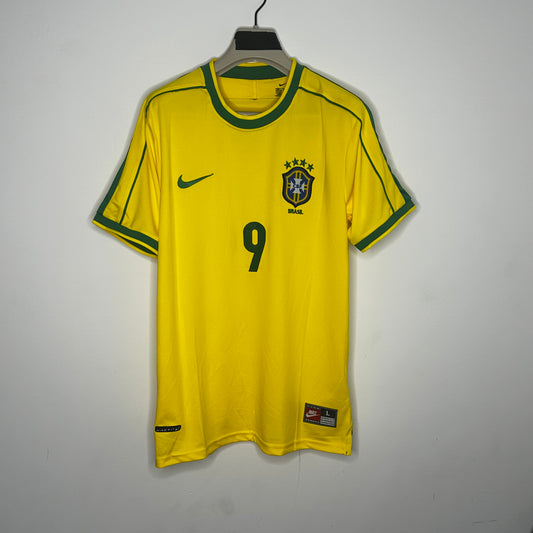 Ronaldo 1998 Brazil Home Jersey