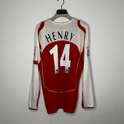 2004 Invincibles Arsenal Nike Home Jersey #14 Thierry Henry