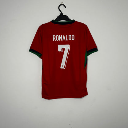 Ronaldo Portugal Home Kids Jersey