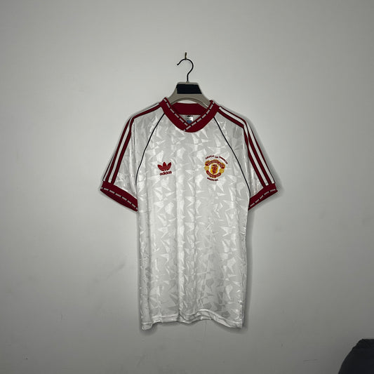 1991 Manchester United Third Kit White