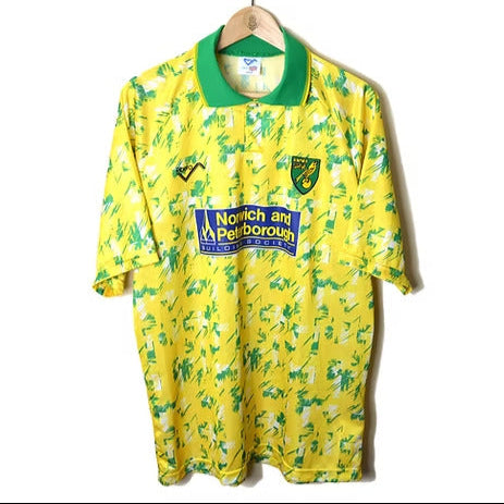 Norwich City 1990–1992 Home Shirt – Retro Edition